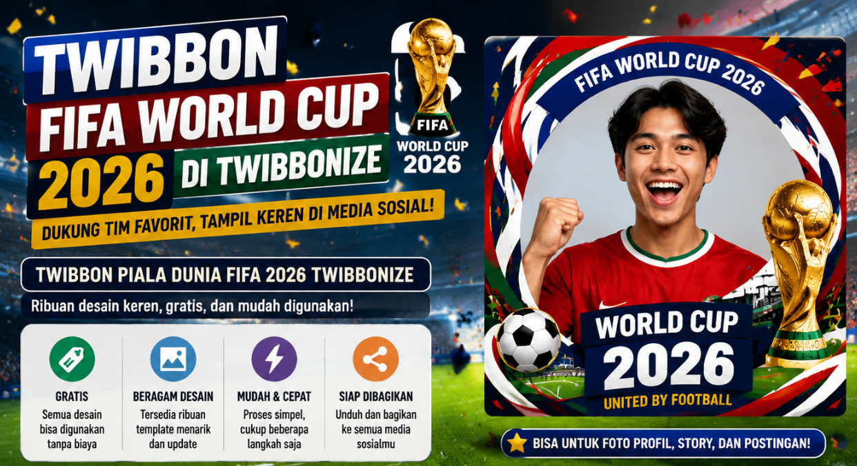 Twibbon Piala Dunia 2026 di Twibbonize